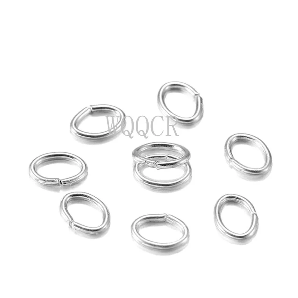 500-2000pcs Oval Golden/Silver Jump Rings & Split Rings Connectors for Diy Jewelry Making Bracelet Necklace Findings 4X5MM