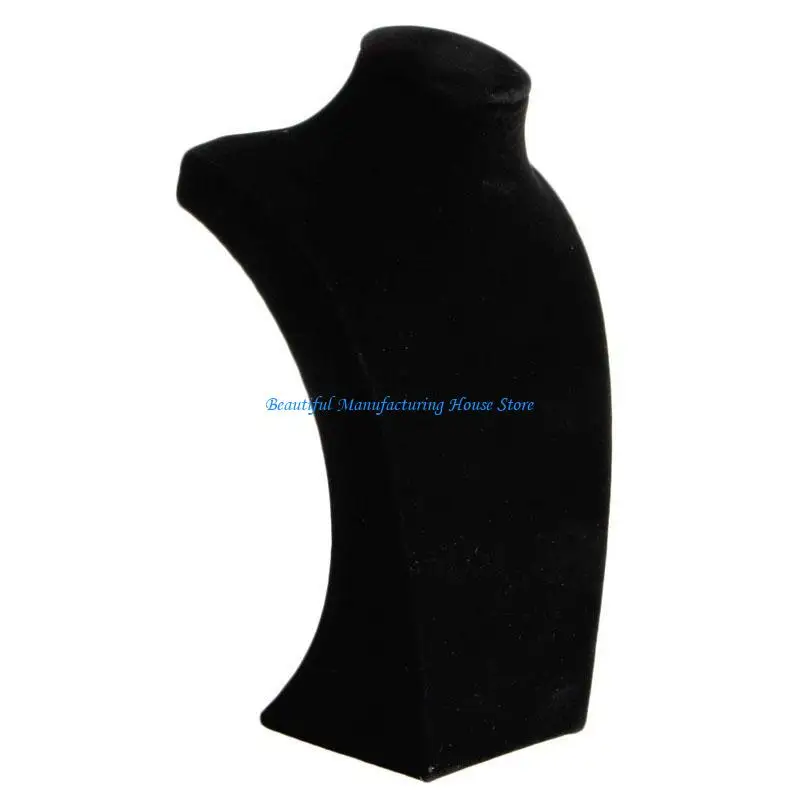 E56A Model Bust Stand Necklace Mannequin Bust Jewelry Displays Pendant Choker Holder Stand for Jewelry Organization