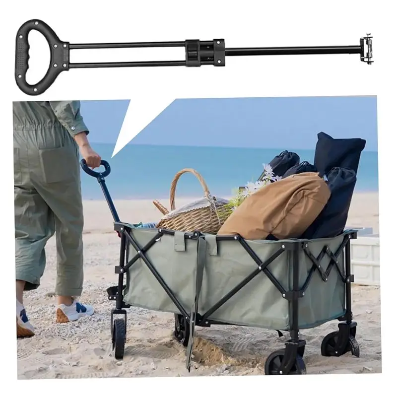 A71Z Durable Wagon Handle Replacement - Expansion Cart Pull-Up Handle For Enhanced Mobility