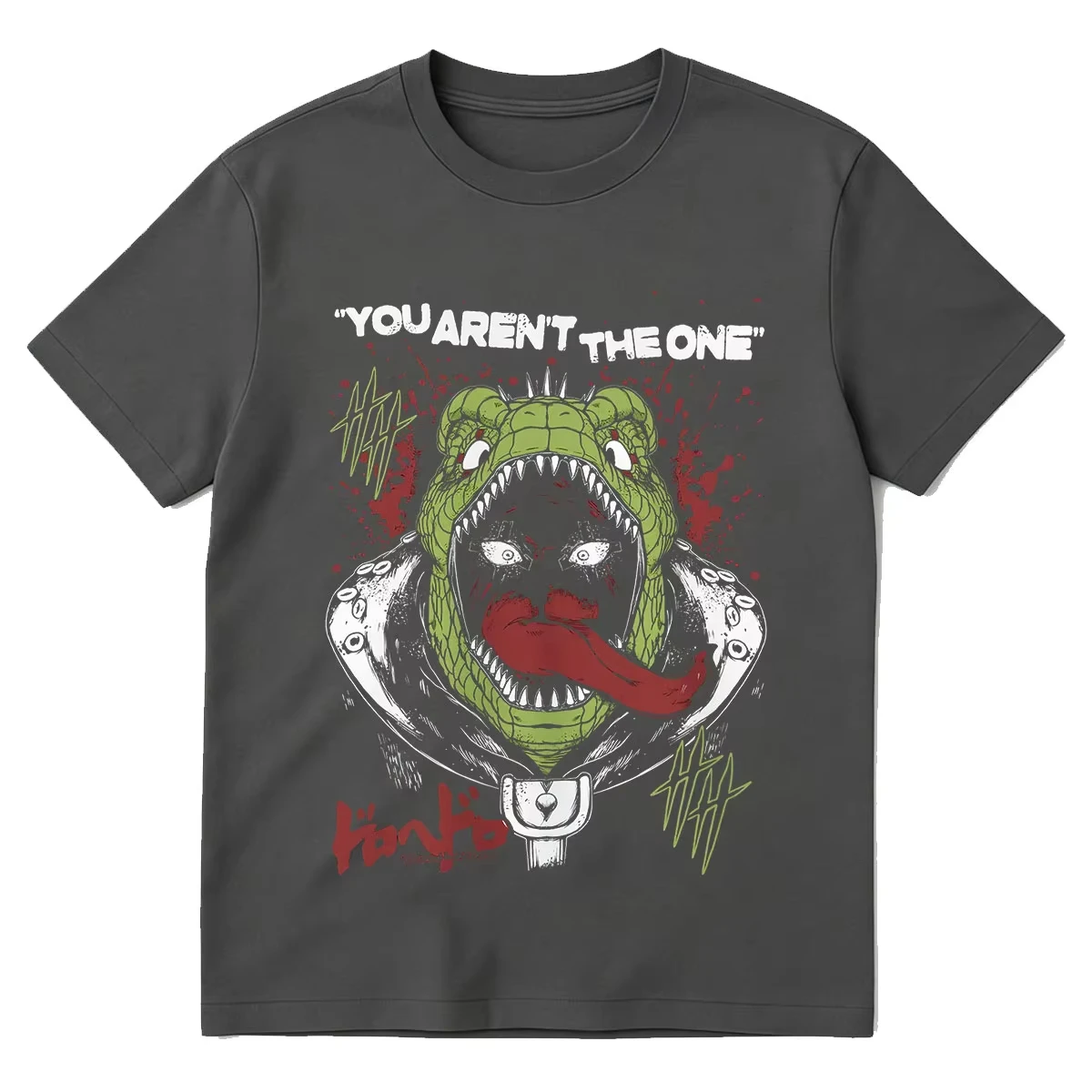 Japanese Anime Dorohedoro Kaiman You Arent The One T-shirt Men Women Clothing Fashion Oversized Cotton Short Sleeve Casual Tee
