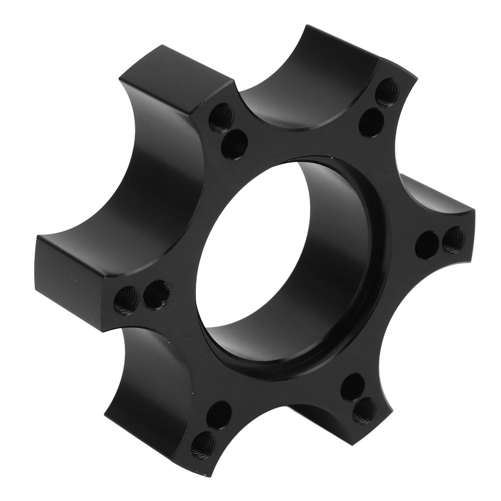 Steering Wheel Adapter Plate Aluminium Alloy 70mm Spacer for Thrustmaster T300RS with 13‑14 Inch Steering Wheel