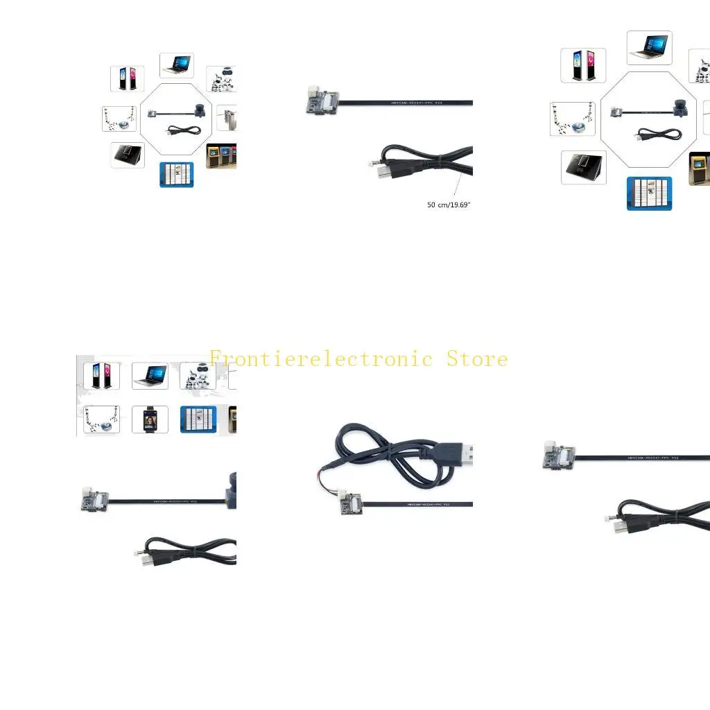 

Модуль камеры G8DB Mini 8MP USB2.0, универсальное использование, MJPEG 3840x2160 с USB-кабелем длиной 50 см, 5P1,0 мм, широкое