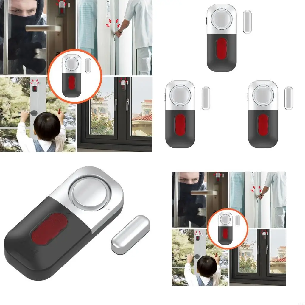Wireless Door And Window Open Detector Alarms Contact Sensors For Comprehensive Home Security Easy Installation K1KF