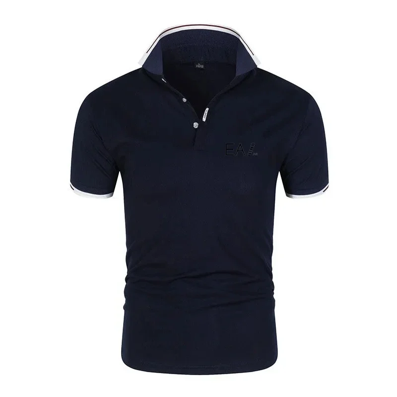 Comfortable and breathable business shirts suitable for men, summer short-sleeved T-shirts