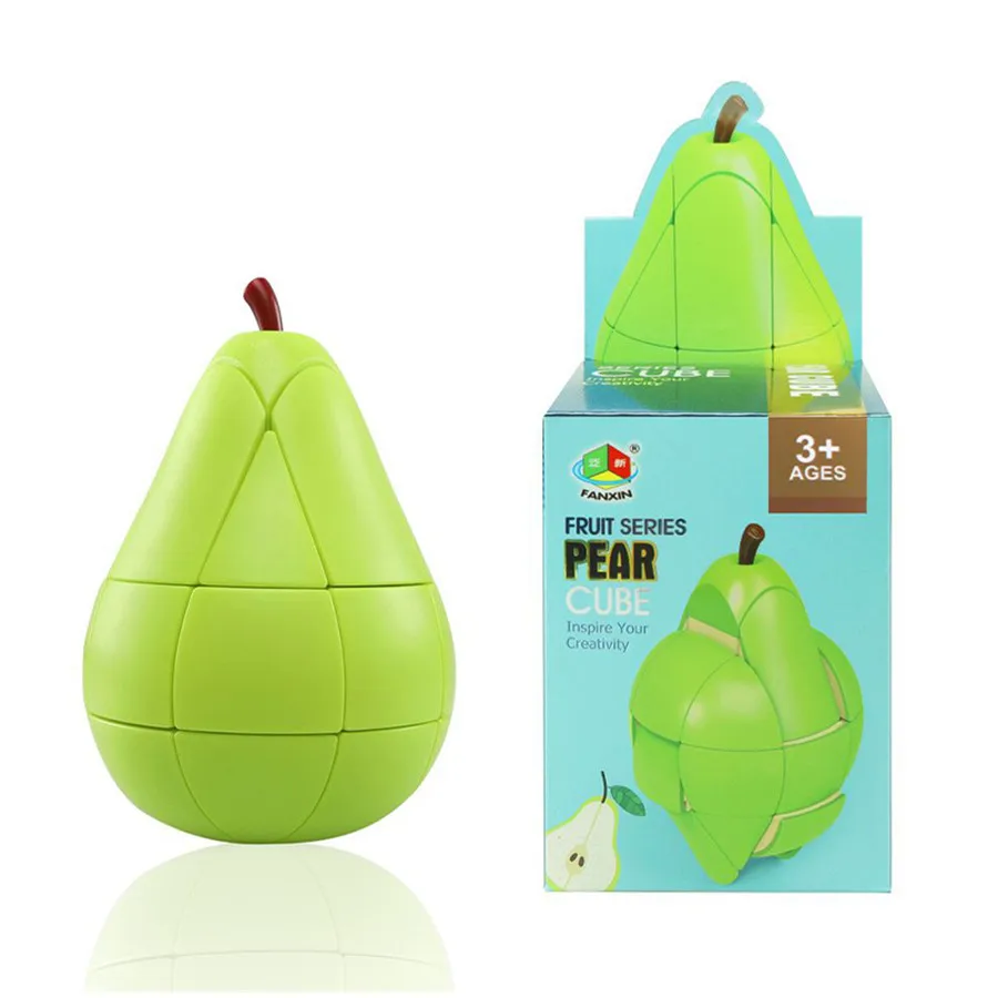 لعبة مكعبات سحرية من الفاكهة الإبداعية ، الموز ، التفاح ، الليمون ، البرتقال ، الكمثرى ، الخوخ ، التعليم المبكر #3