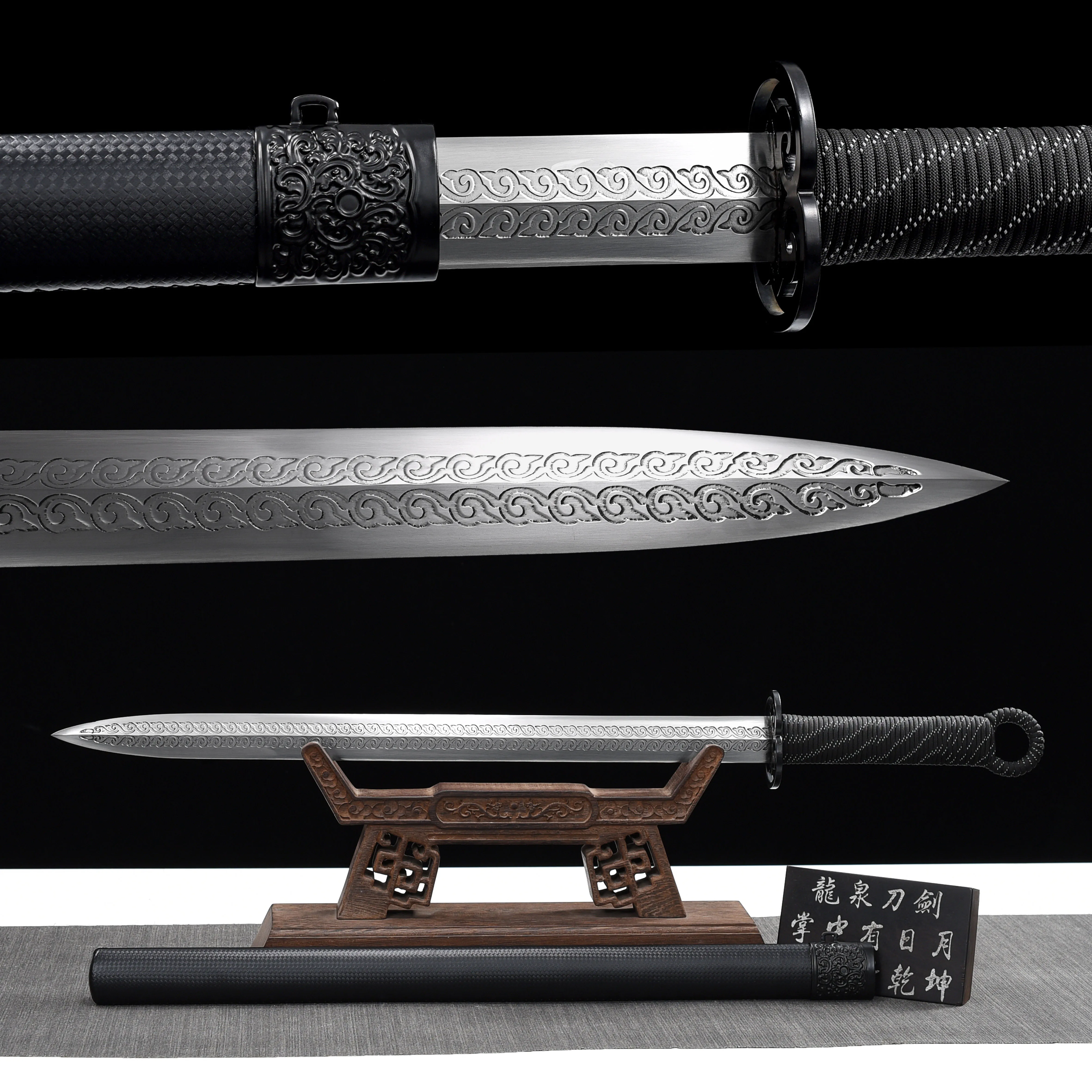 75cm Japanese samurai sword spring steel katana sharp full tang Ninja martial arts Weapons Kung fu Practice real sword