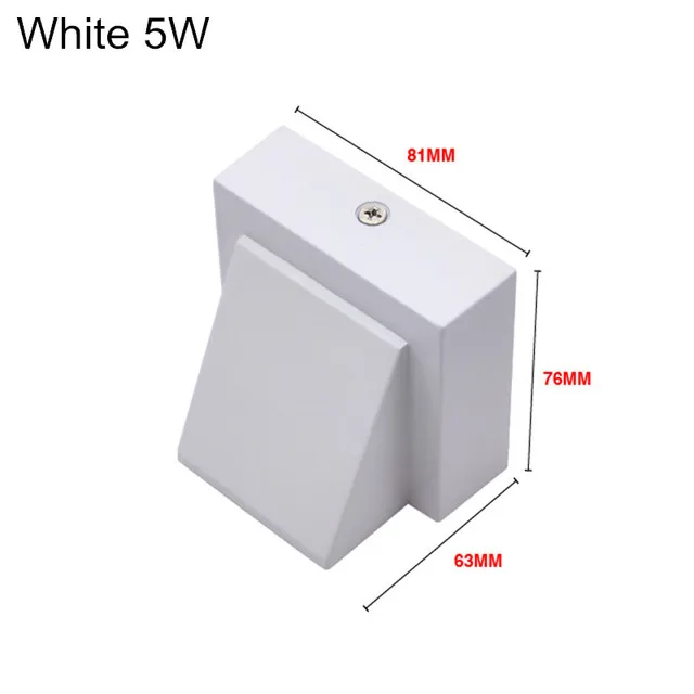 IP65 Wasserdichte 5W 10W Indoor Outdoor Led Wand Lampe moderne Aluminium Oberfläche Montiert Cube Led Garten Veranda Licht AC110V-/220V