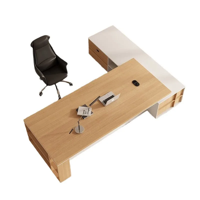 

Boss table Office table and chair combination Simple modern furniture Office table
