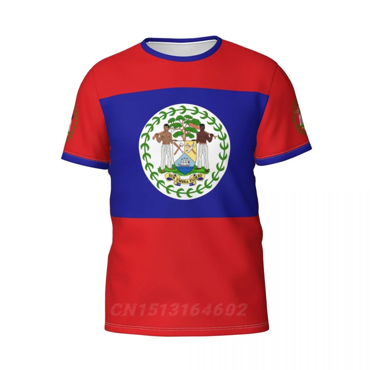 Custom Name Number Belize Country Flag T-shirts Clothes T shirt Men Women Tees Tops For Soccer Football Fans Gift US Size