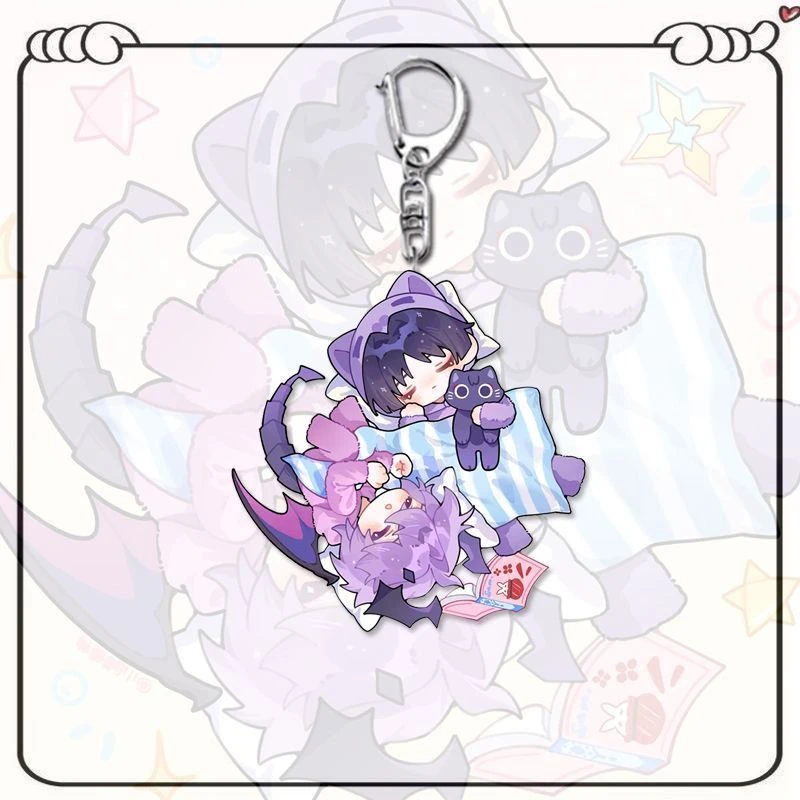 Game Durin Balladeer Wanderer Cosplay Keychain Kawaii Acrylic Keyring Key Chain Bag Ornament Decoration Props