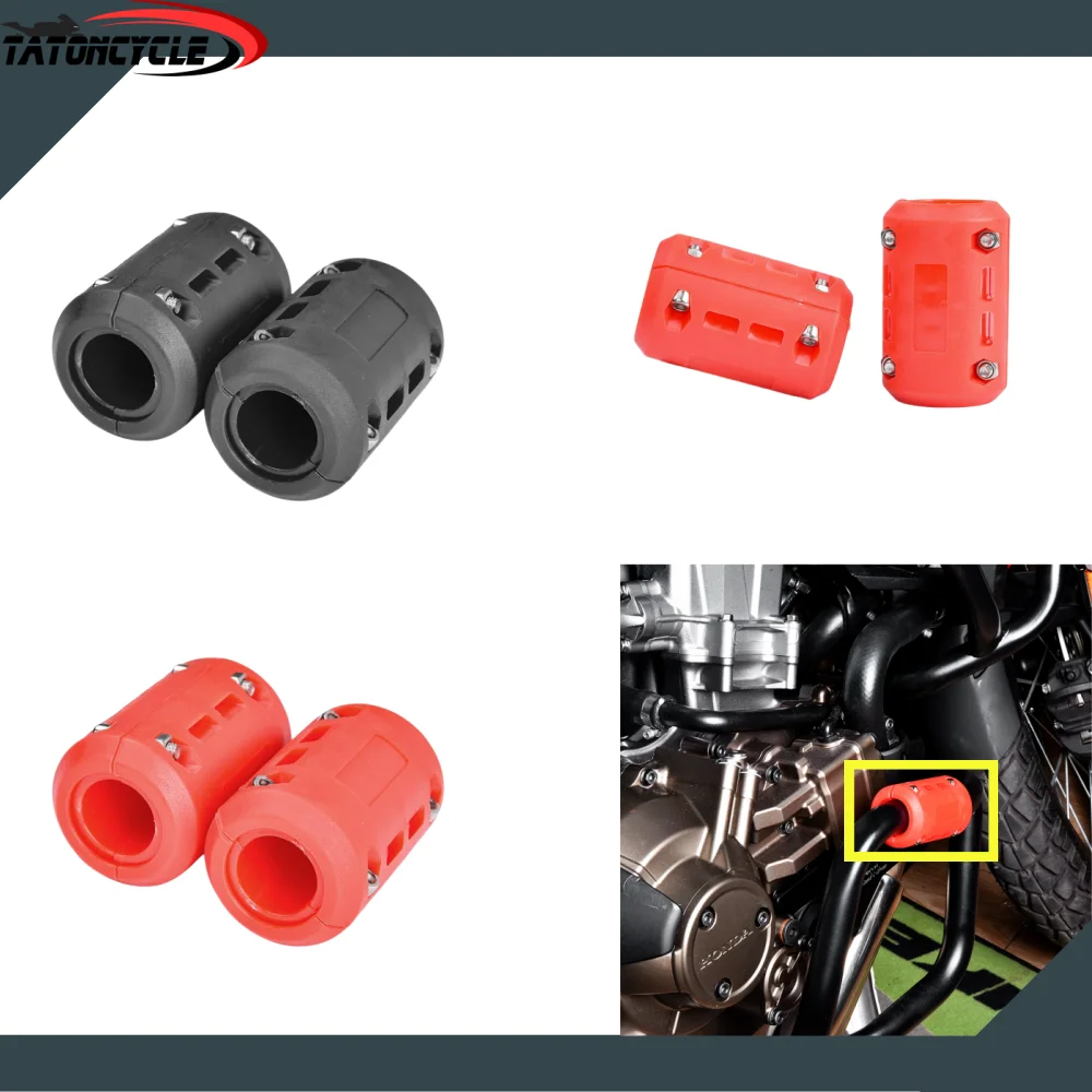 

For KTM YAMAHA Ducati Universal Motorcycle Bumper Guard 22mm 25mm 28mm Crash Bar Protectors Decorative Blocks Guard Decor Cover