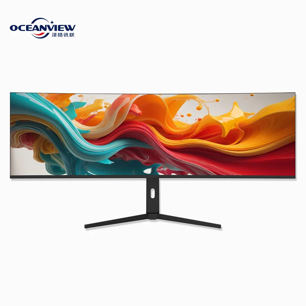 

OEM led high-end custom 49 inch curved fish screen computer UHD 5K 144Hz can be used for gaming and office