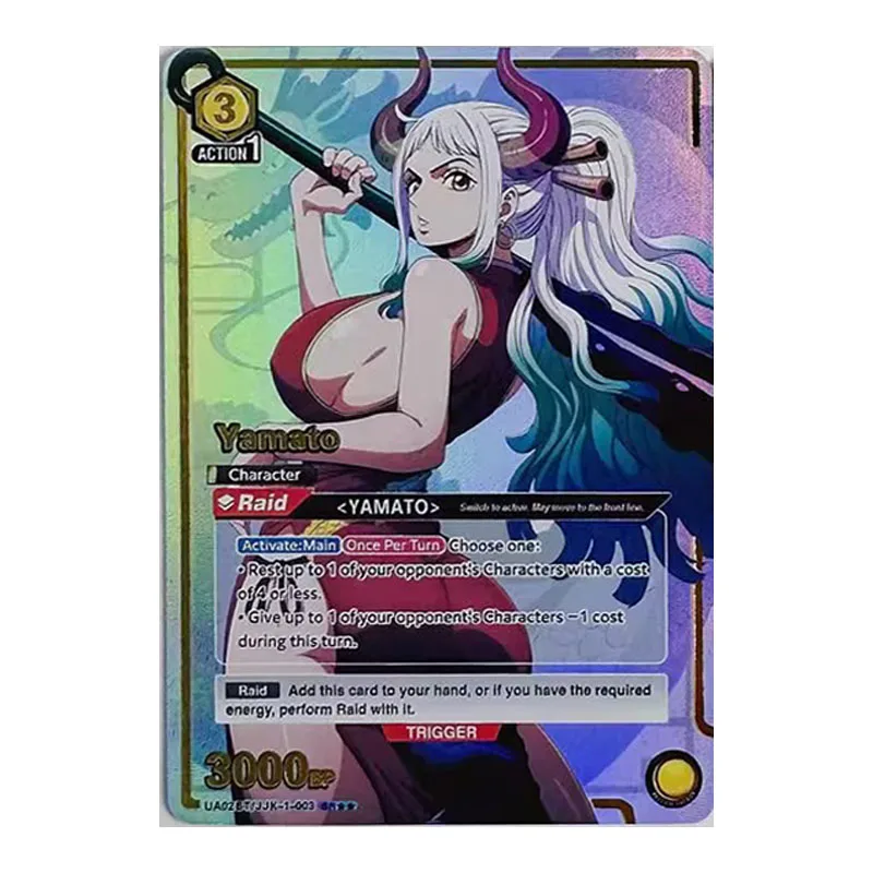 Anime EEN STUK DIY ACG Tafelblad Vechtspel Breking Collectible Card Nami Vivi Yamato Robin Speelgoed voor jongens Verjaardagscadeau