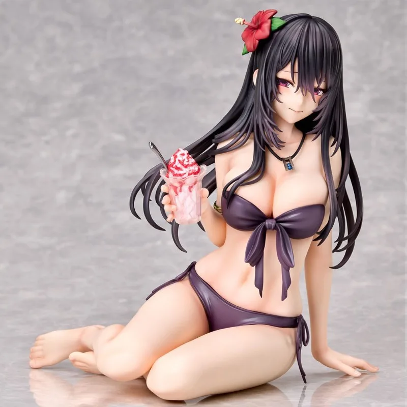 

Shuichenghuashi Swimsuit Anime Girl Sitting Pose Collectible - Premium 2D Desk/Car Figure Exquisite Otaku Gift Model