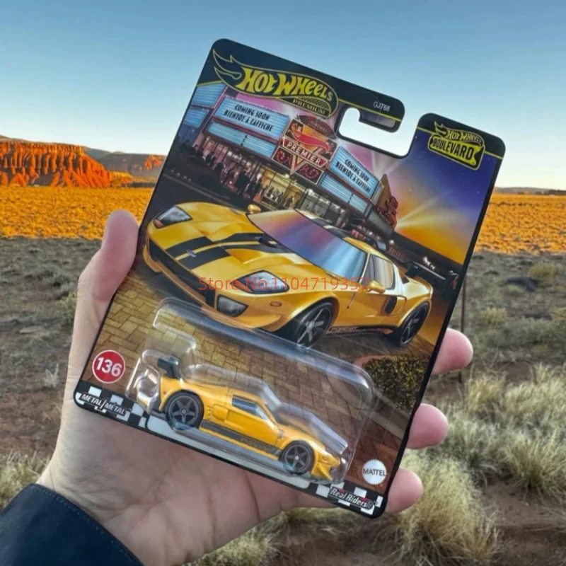 Hot Wheels Premium Boulevard 1:64 Diecast Modello di auto da collezione Ford GT Nissan Lamborghini Ford RS200 Veicolo in lega raccogliere il giocattolo