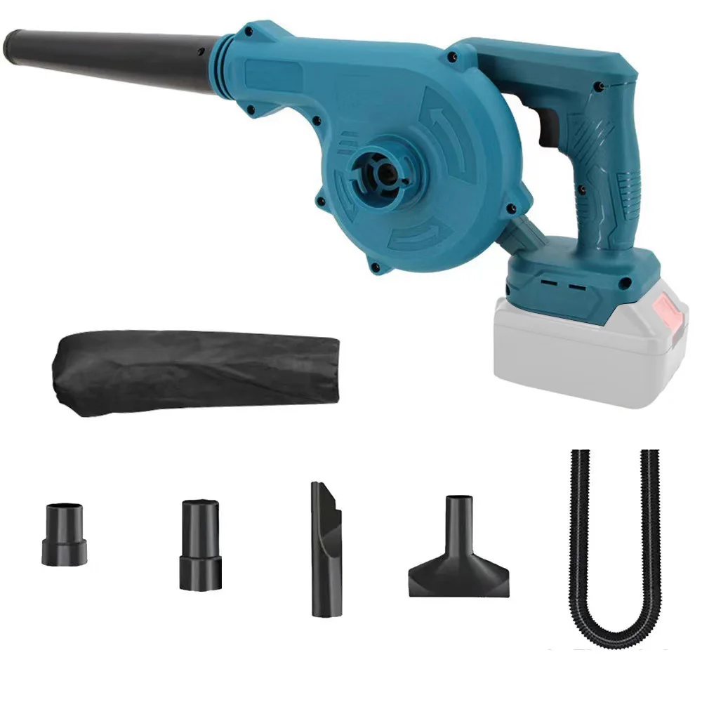 Cordless Leaf Blower for Computer Dust Collector Dust Snow Blowing Hand Power cleaner Tool fit Makita 18V Battery(No Battery)