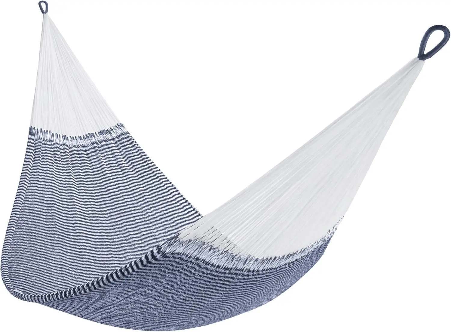 Handwoven Hammock Family Size, Fits 2+ PPL, 550lb max - Weathersafe, Super Strong, Easy to Hang, Ultra Soft, Artisan Made