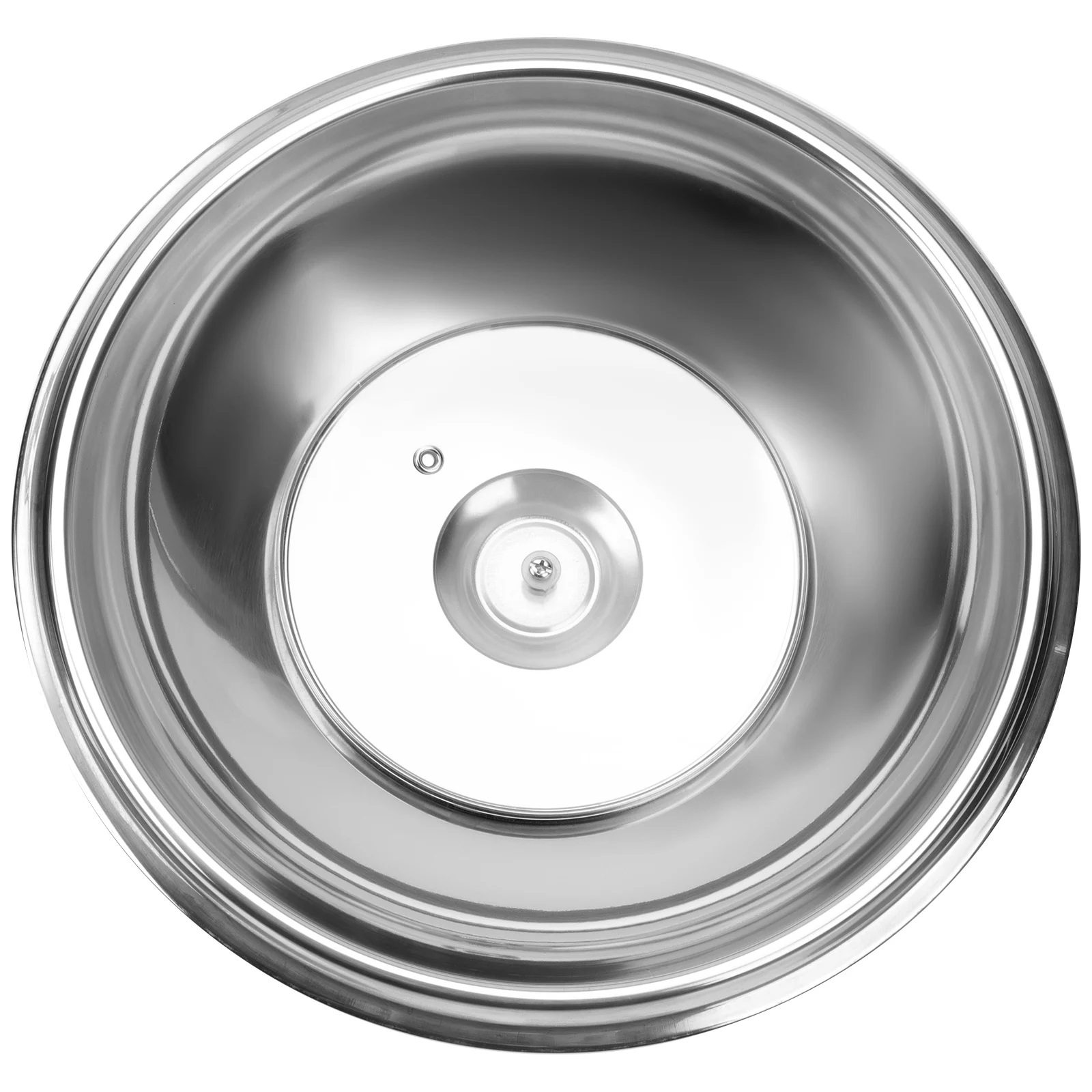 

1Pcs Tempered Glass Visible Stainless Steel Pot Lid Cooking Cover Steam Vent Kitchen Accessory Easy Clean