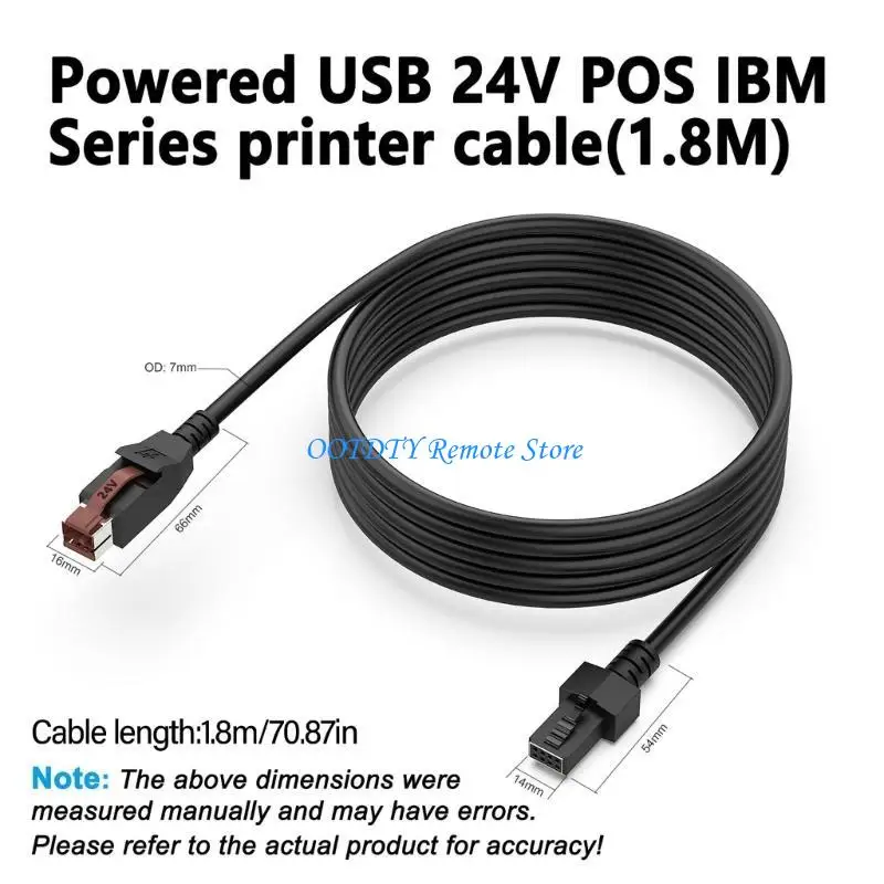 DXAB 24V Power Barcode Scanner Cable 2.54 Pitched 2x4Pin Wire For Retail Checkouts