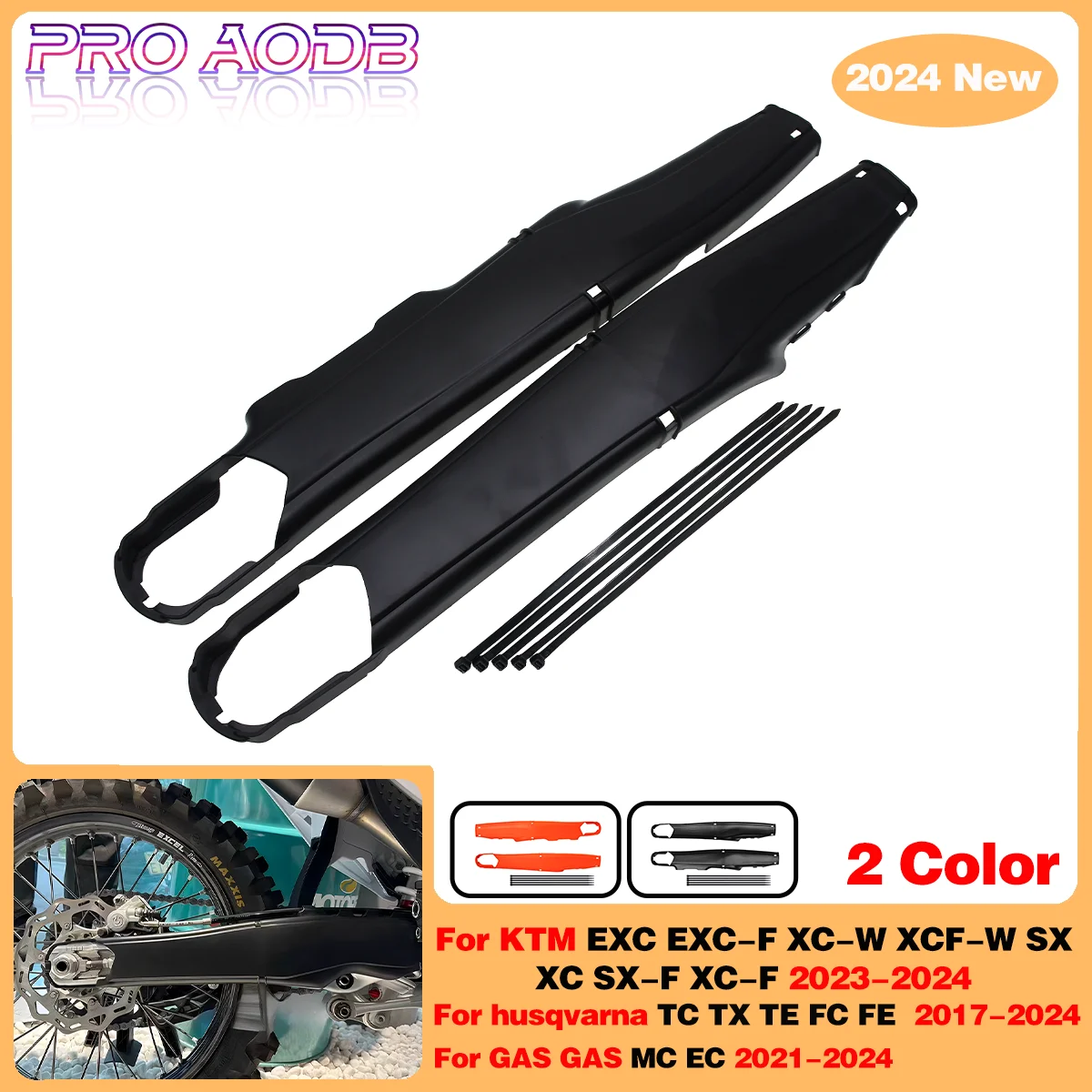 

Motorcycle 2024 New Swingarm Swing Arm Protector for Husqvarna TC TX TE FC FE GASGAS MC EC 125 150 250 300 350 450 501 2017-2023