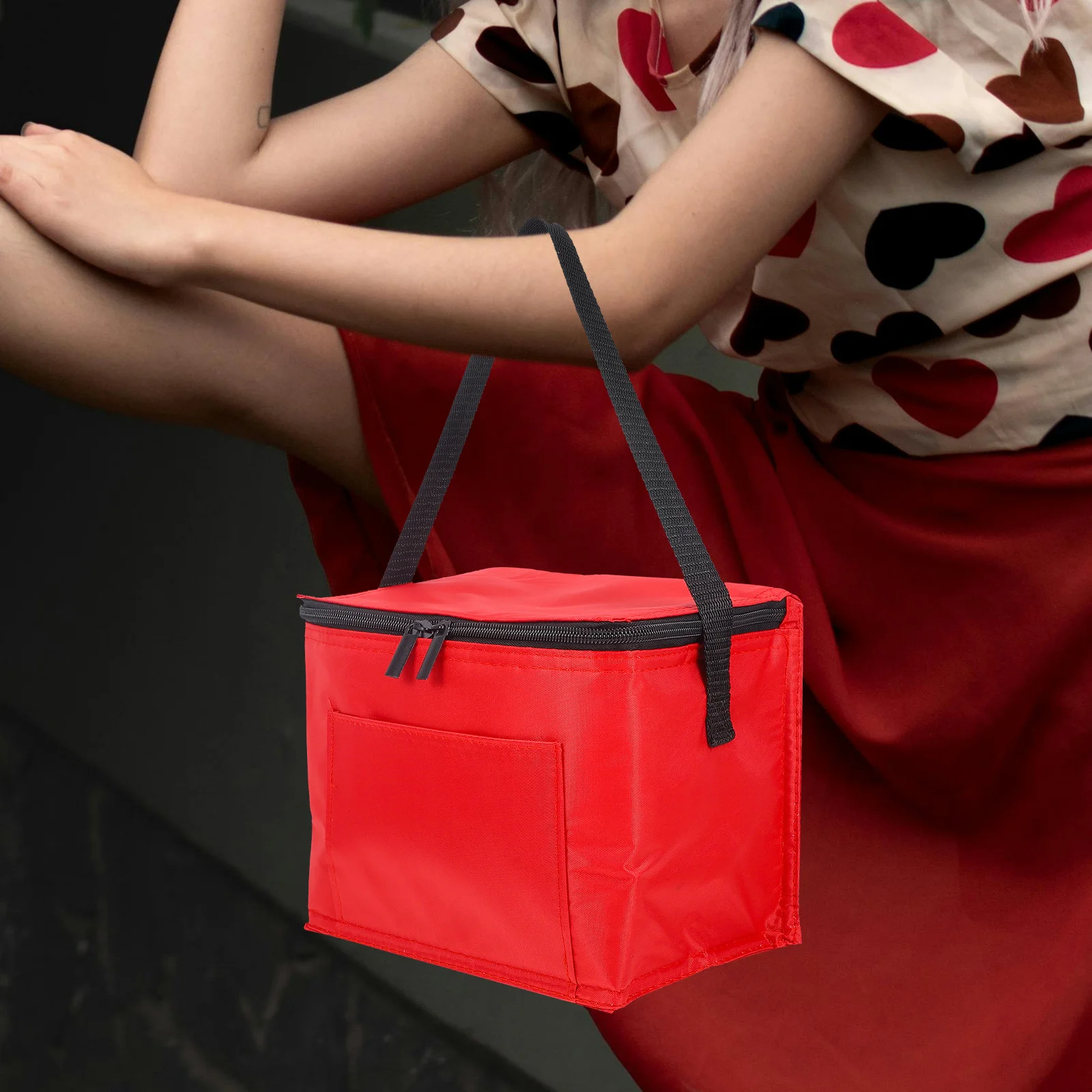 

Refrigerated Ice Pack Catering Cooler Bag for Indoor Keep Food Warm Breakfast Insulated Bags Large Capacity Lunch Picnic