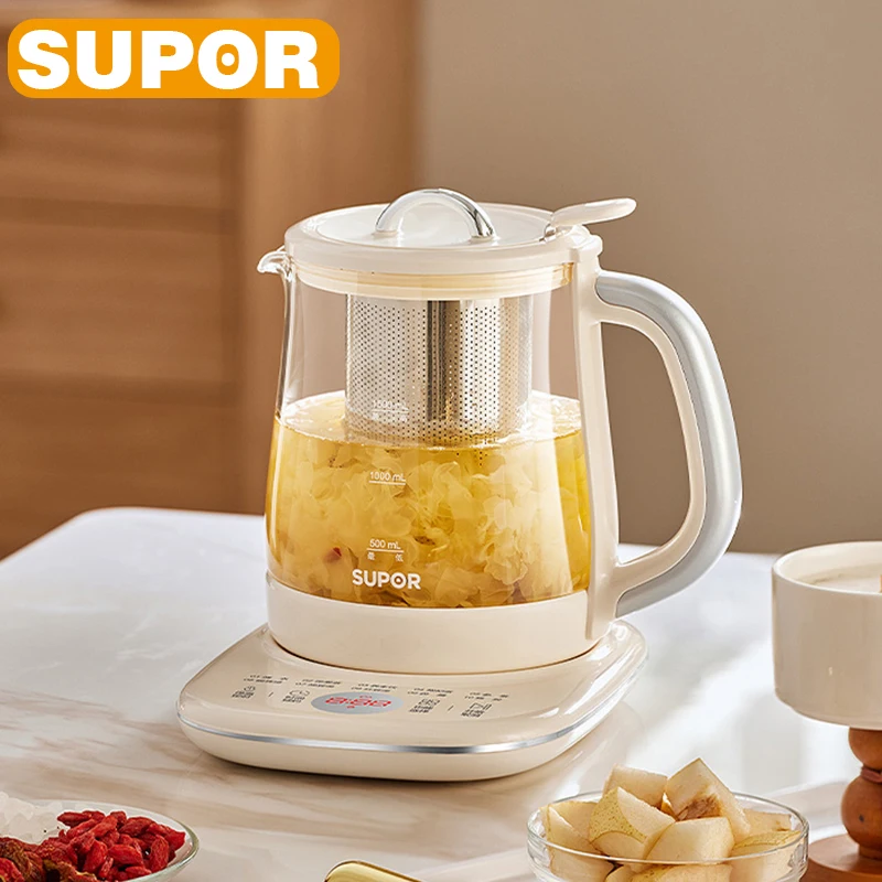 

SUPOR 1.5L Electric Kettle Multifunction Health Pot Thermal Insulation Temperature Adjustable For Home Office 1.5L SW-15YQ51