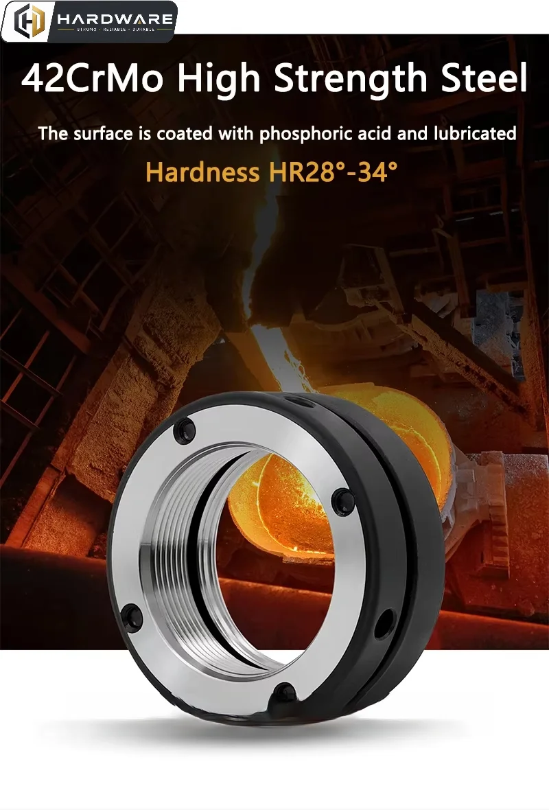 1pcs M16-m115 K-type Axial Precision Locking Nut Round Anti-loosening Self-locking Nut Machine Tool Ball Screw Bearing Locknut