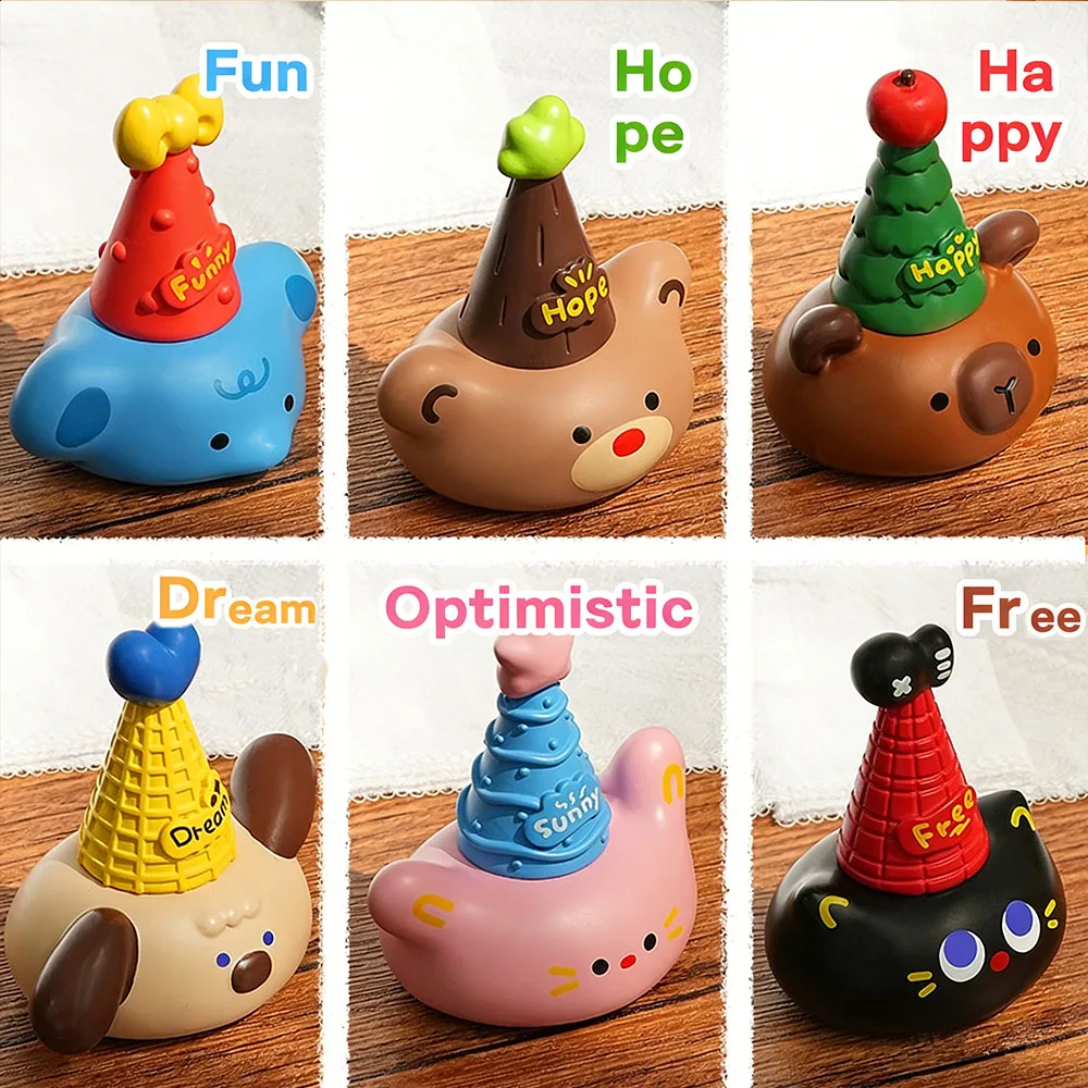 

Художественная игрушка, слепая коробка, светящаяся кристаллическая фигурка из смолы, световое перо, домашний декор, хит продаж, украшение для рабочего стола