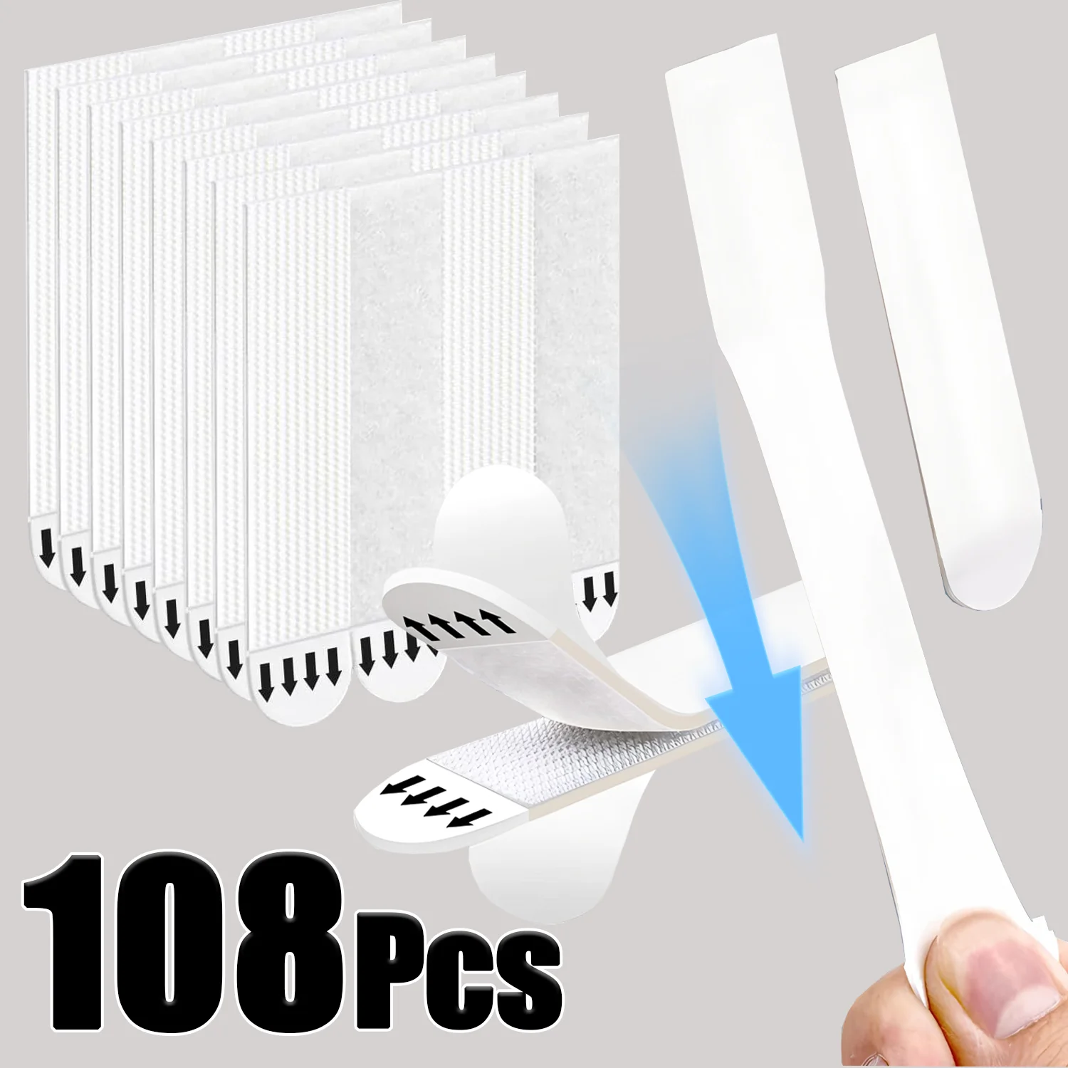 Super Strong Tape Self-adhesive Hook And Loop Diy Double-Side Belcro Roll Traceless Sticky Velcros Strips Magic Home Velcros