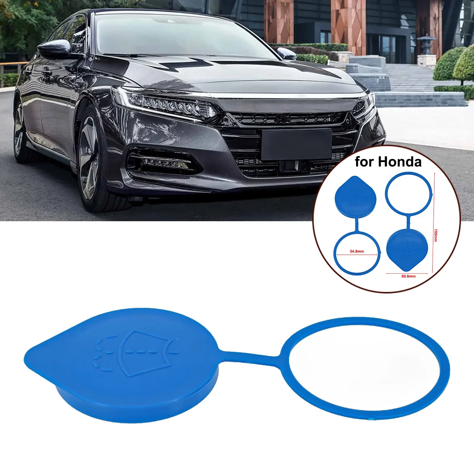 

Car Windscreen Wiper Washer Fluid Reservoir Lid Cover Bottle Tank Pots Cap For Honda For Accord Civic Accessories Replace Parts