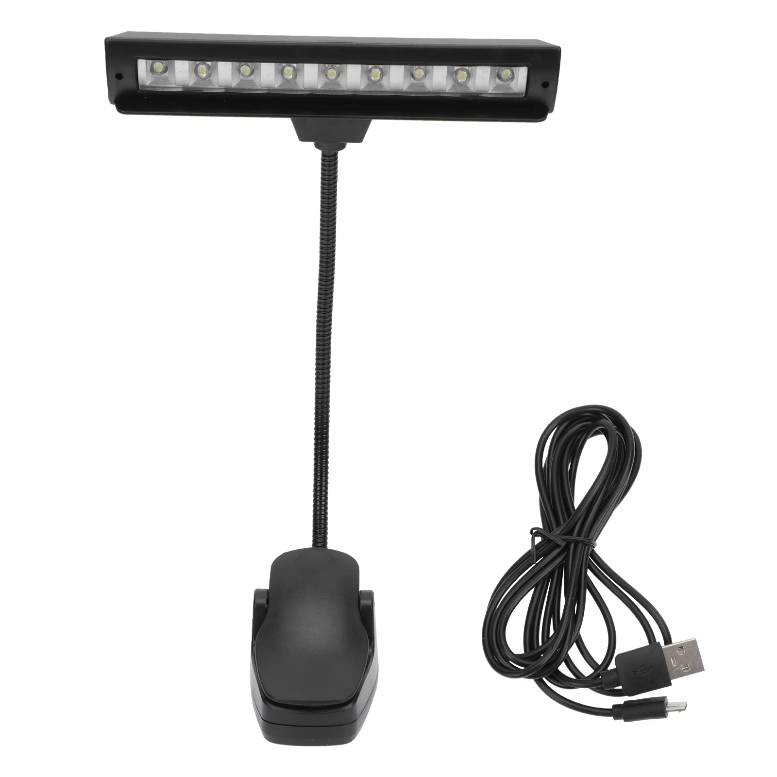 

Music Sheet Lighting Clip LED Adjustable Lamp Clips Reading Bedside Stand Piano