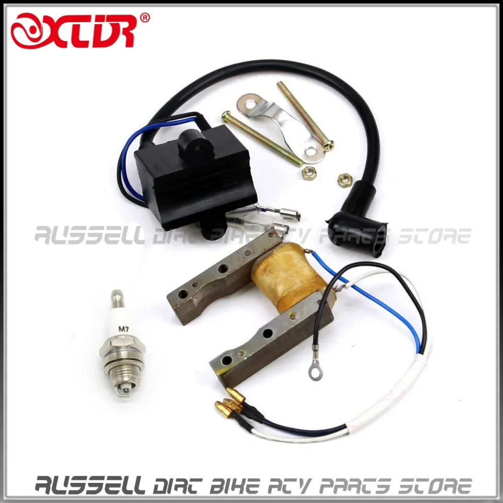 CDI Ignition Coil Magneto for Motorized 49cc 66cc 80cc Engine  Motorbike Spark Plug Reliability Great