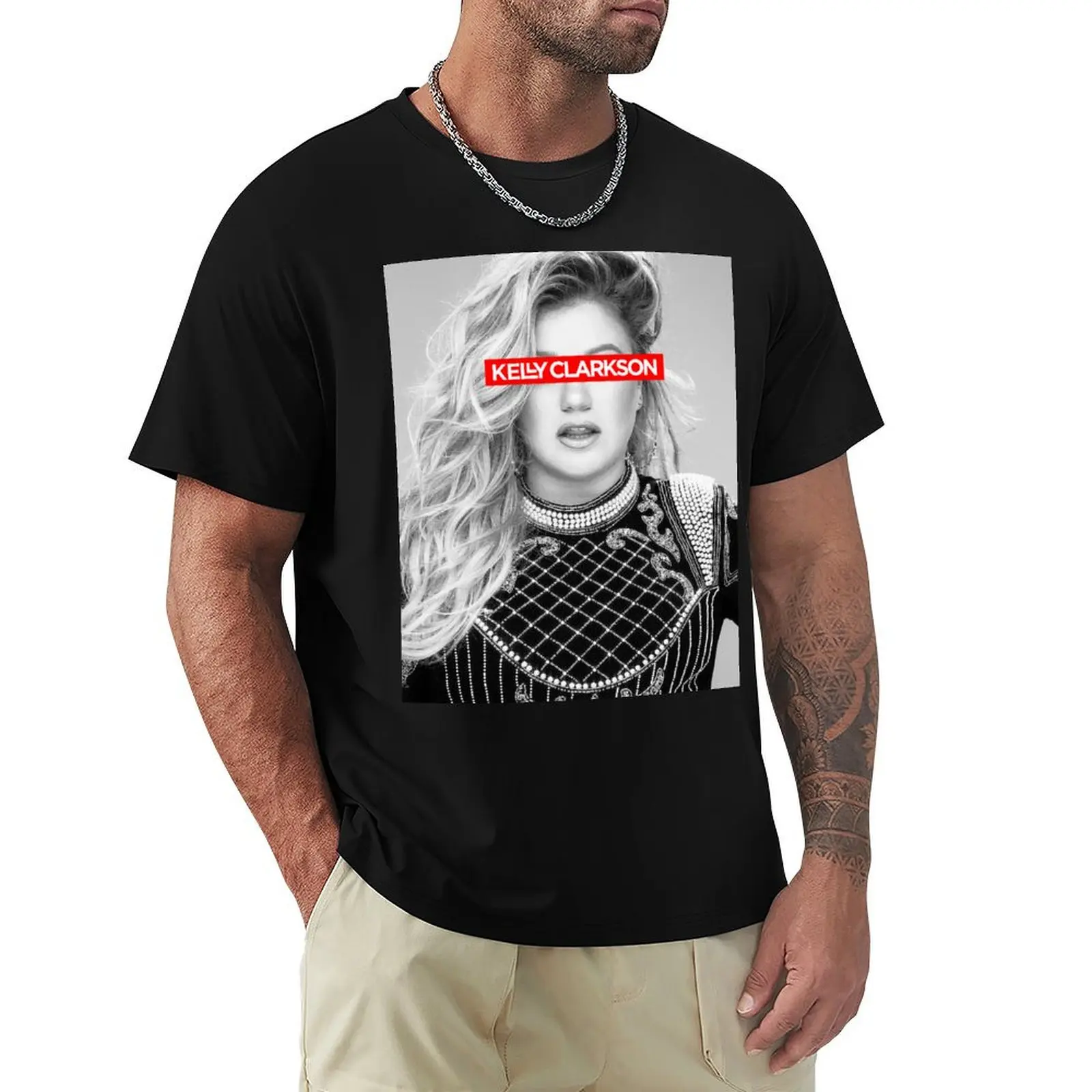 KELLY CLARKSON T-Shirt Work Utility Short Sleeve Shirt