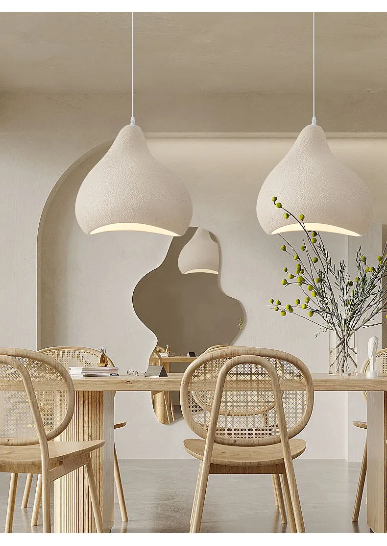 Nordic Wabi Sabi E27 LED Pendant