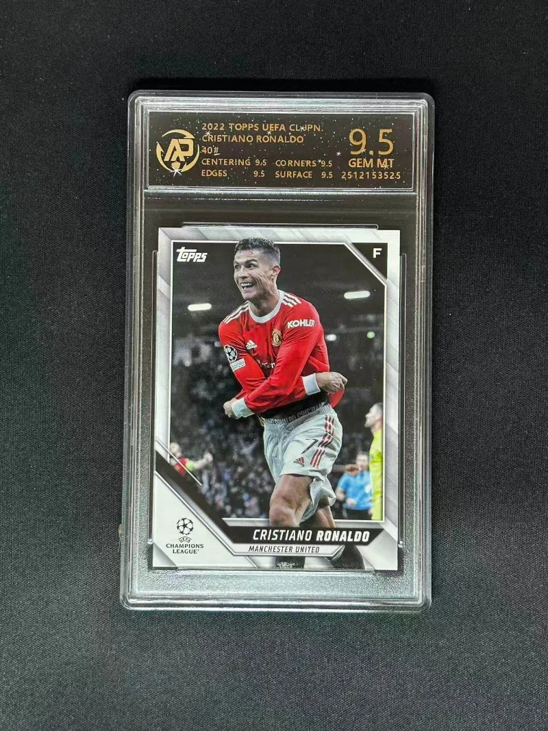 Soccer Star Single Cards Ronaldo Messi Mbappé Haaland Neymar Real Madrid World Cup Football Fan Collection - view 2