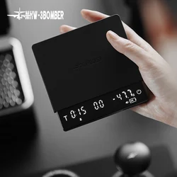 MHW-3BOMBER Digital Kitchen Coffee Scale High Precision Cyclic Rechargeable Espresso Electronic Scale Home Barista Accessories
