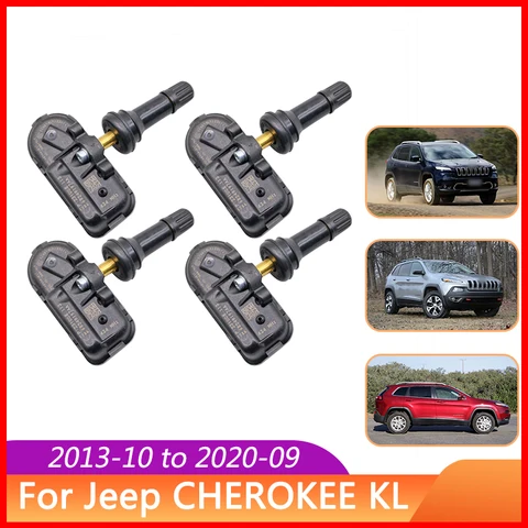 4 шт. 68249197AA 68239720AB для Jeep CHEROKEE KL 2013-2020 системы контроля давления в шинах 434 МГц датчик давления в шинах