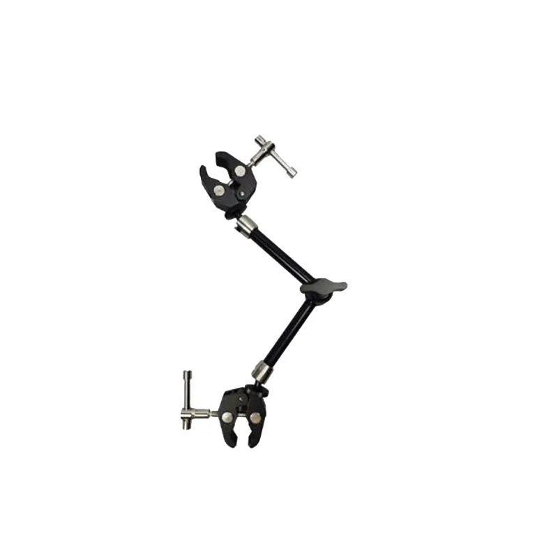 11-inch machine vision special double-headed light source fixture level camera clamp lighting stainless steel bracket