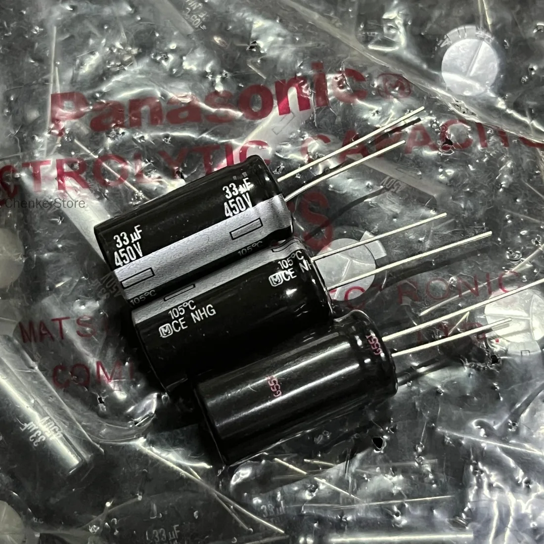 

20PCS/Original Bag CE NHG Series 33UF 450V High Voltage Audio Electrolytic Capacitor