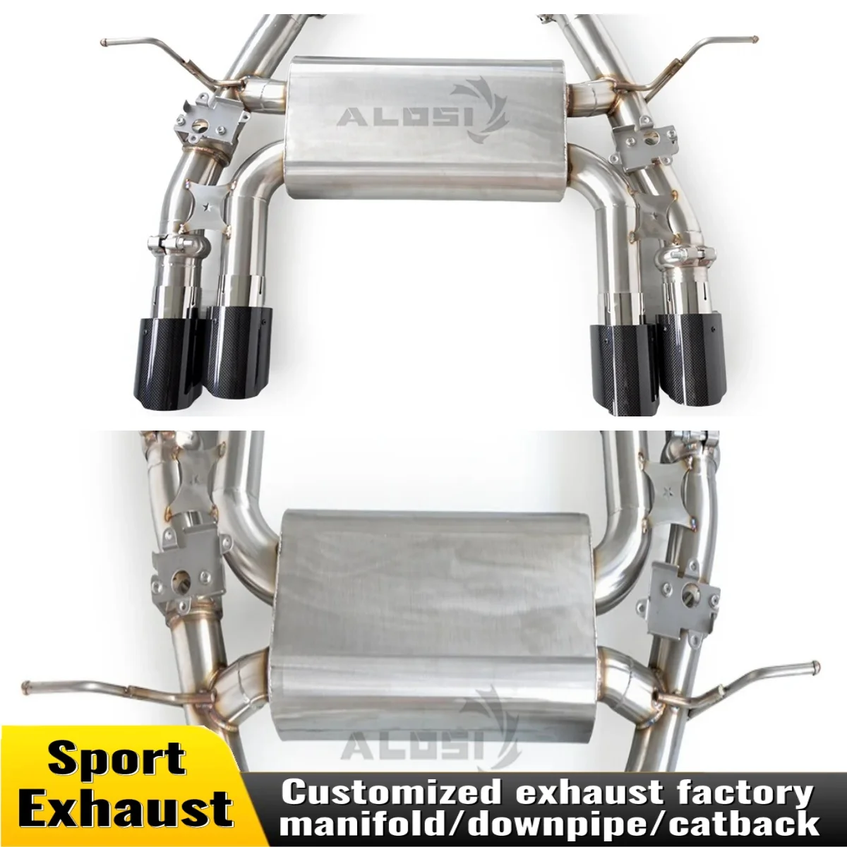 

Высокопроизводительный выпускной клапан catback для BMW M3 M4 F80 F82 3.0T 2014-2019 гг., модификация глушителя выхлопной трубы из нержавеющей стали