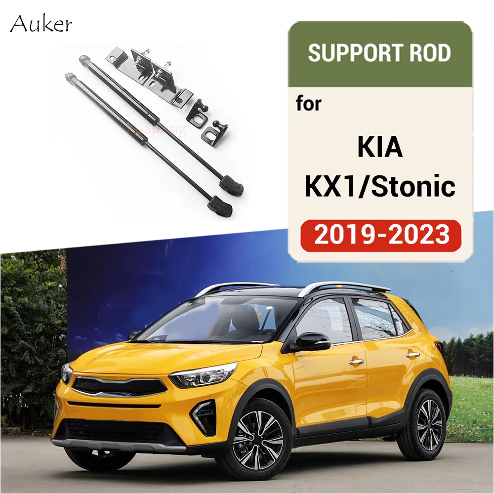 Auto-Styling Refit Motorhaube Gas Shock Lift Strut Bars Unterstützung Stange Zubehör Für KIA KX1/Stonic 2019-2023