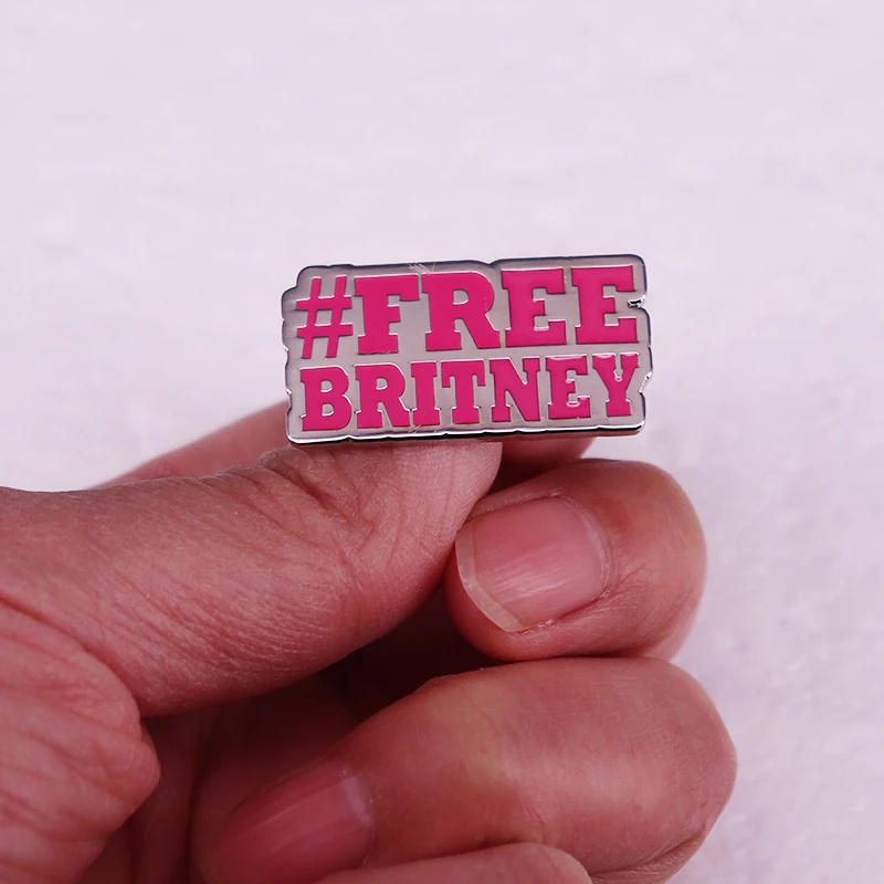 Free Britney Movement Enamel Pin Badge Leave Britney Alone view 3