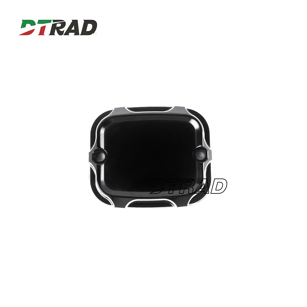 

Motorcycle Front Brake Reservoir Master Cylinder Cover CNC Aluminum For Harley Softail Fatboy Dyna Touring Super Glide Road King