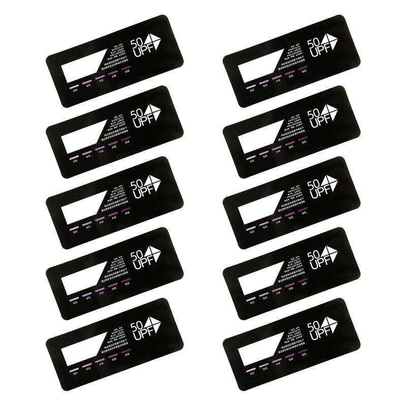 JU64 Upgraded UPF50+ Test Card UV Test Card Art Paper UV Strength Testing Card Quality Art Paper Made Skin for  Car