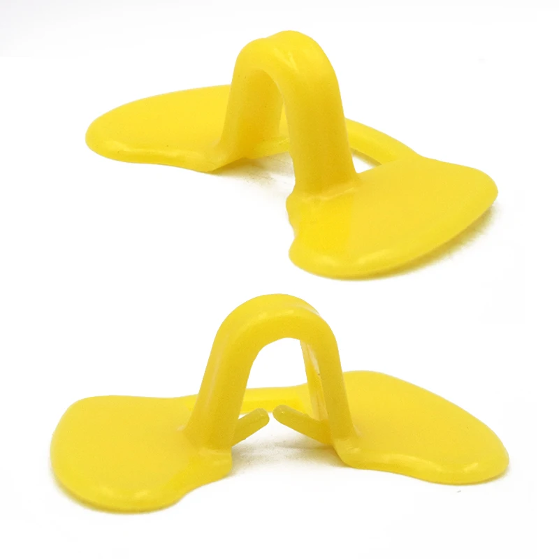 50Pcs Plastic No bolt Chicken Glasses Yellow Anti-pecking Glasses Pheasant Chick Poultry Protection Supplies Equipments