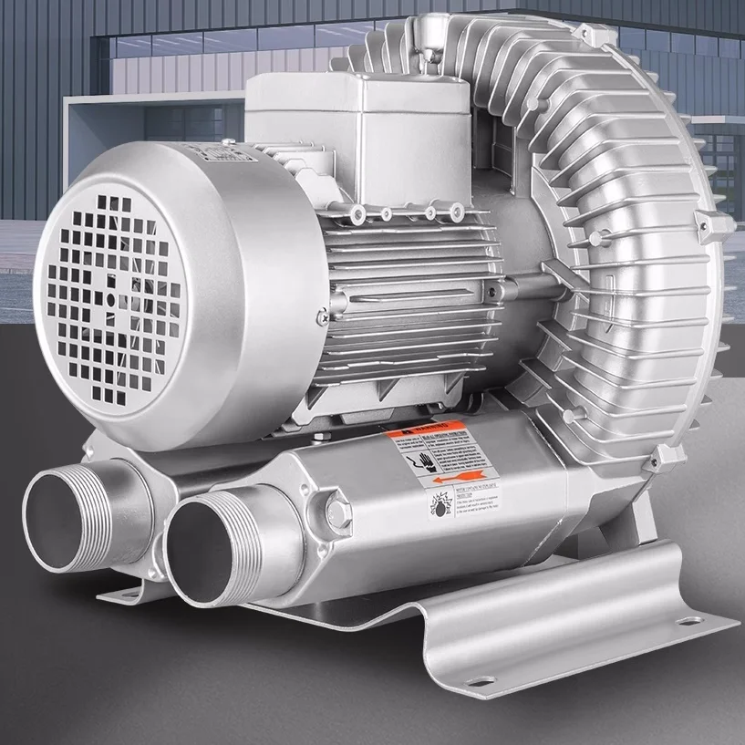 

High Quality Chinese Manufacturer 750w 1hp Ring Blower Aluminum Alloy 220V 50HZ SINGLE Stage 100% Copper Motor