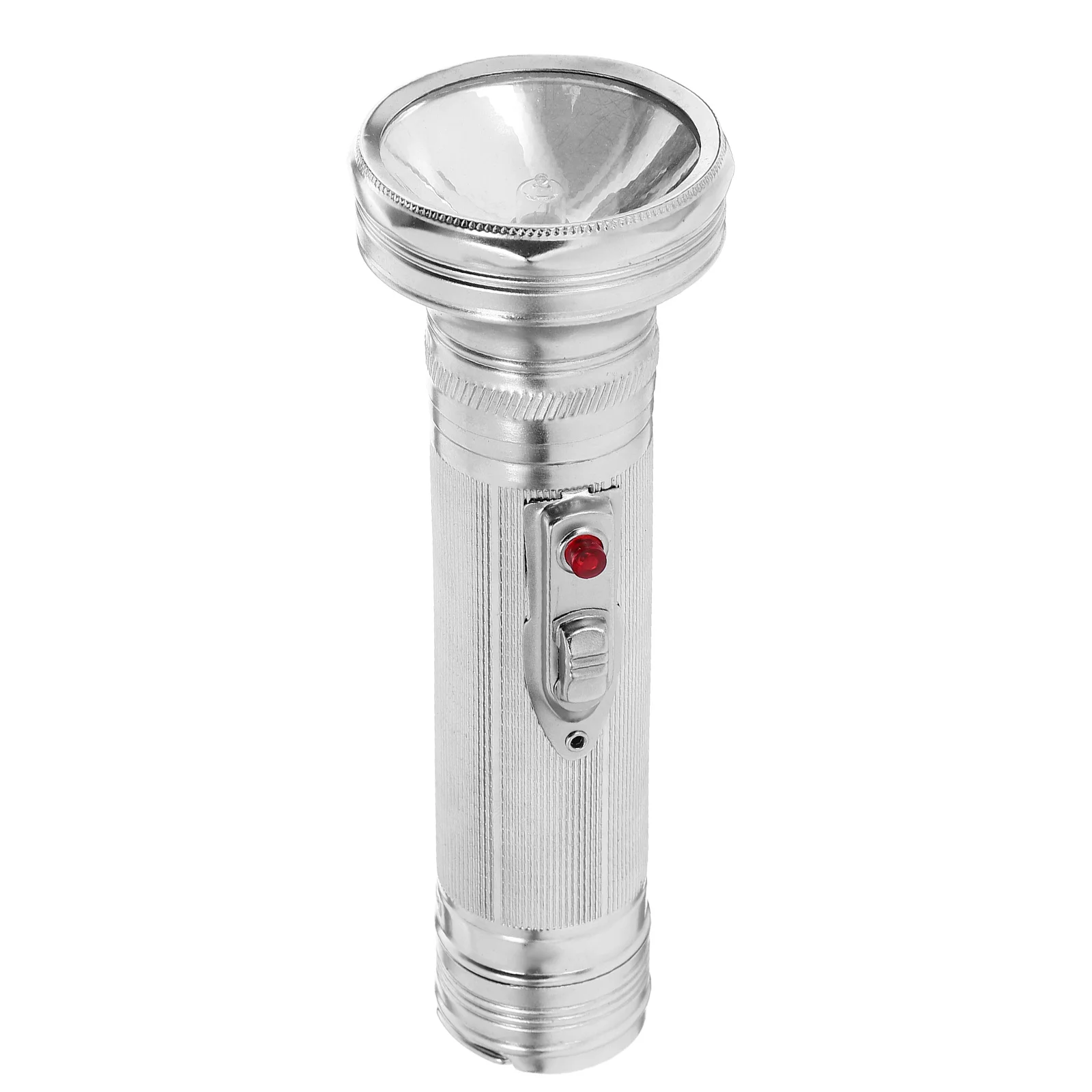 

1pc Vintage Style Old-Fashioned Portable Metal Retro Rural Home Decor Strong Aluminum Sturdy Torch Cultural Display