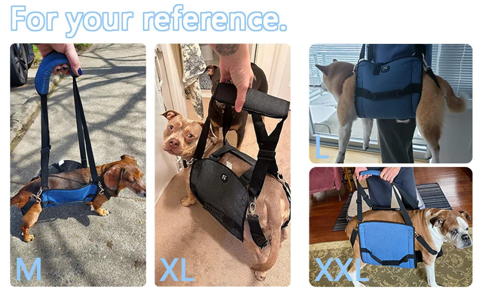Pet Dog Carry Sling, Emergency Backpack Pet Legs Support & Rehabilitation Dog Lift Harness , for Dogs Joint Injuries,Arthritis