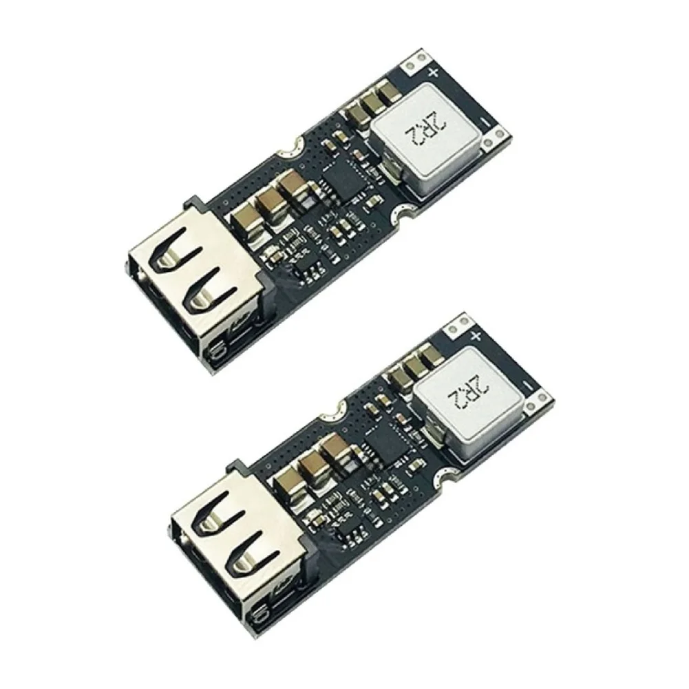 2PCS TPS61088A DC Boost Converter Module 24W 2.8V-4.5V Input 4.5V-12V Output for QC2.0 .0 FCP Fast Charging Devices
