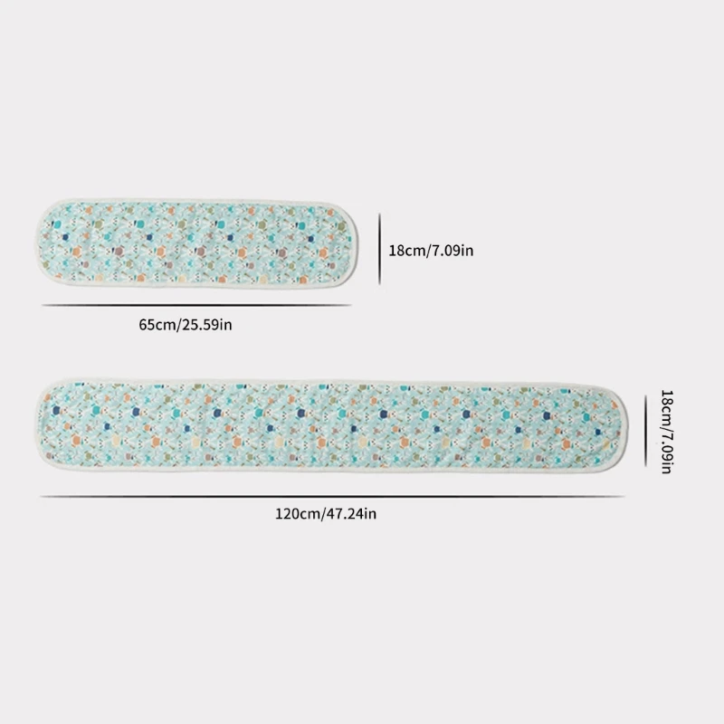 J15U 4 قطعة/الحزمة حواف سرير الطفل الحرس الكرتون نمط تصميم القطن لينة السرير القضبان الوفير القابلة للإزالة قابل للغسل تصميم #6